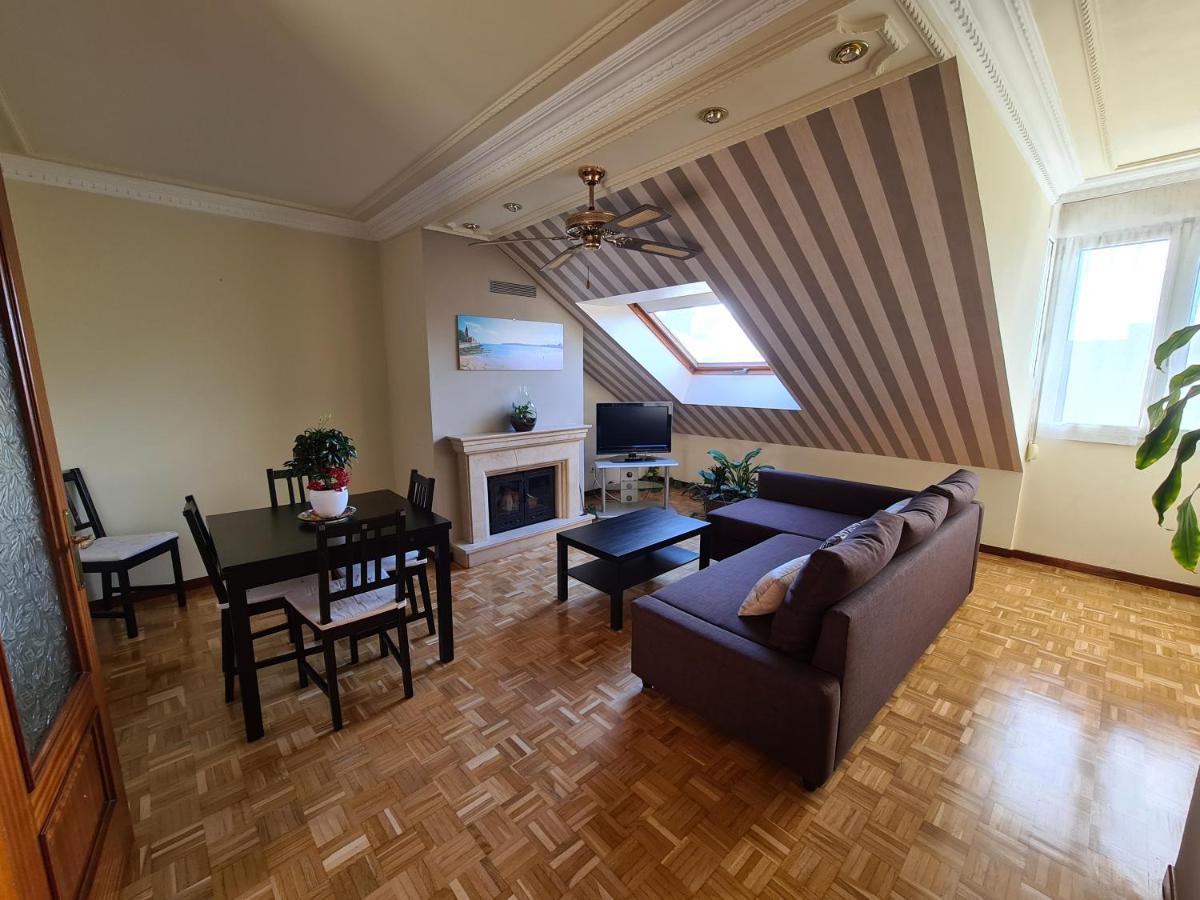 Ferienwohnung 106A Atico Con Garaje Y Chimenea Cerca De La Playa Gijón Exterior foto